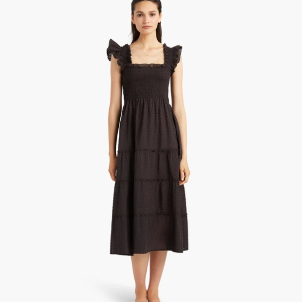 BNWT Hill House Home Ellie Nap Dress Black Sz XS